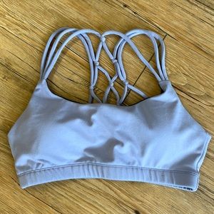 Womens size M purple sports bra